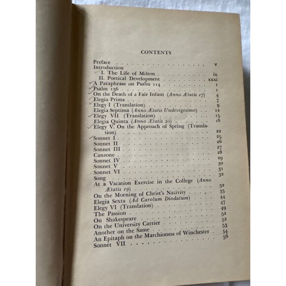 The Poems Of John Milton By James Holly Hanford 1936 Hardcover - Picture 7 of 16